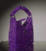 Royal Amelia is a new silhouette bag which is made with acrylic beads.
