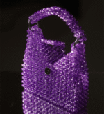 Royal Amelia is a new silhouette bag which is made with acrylic beads.